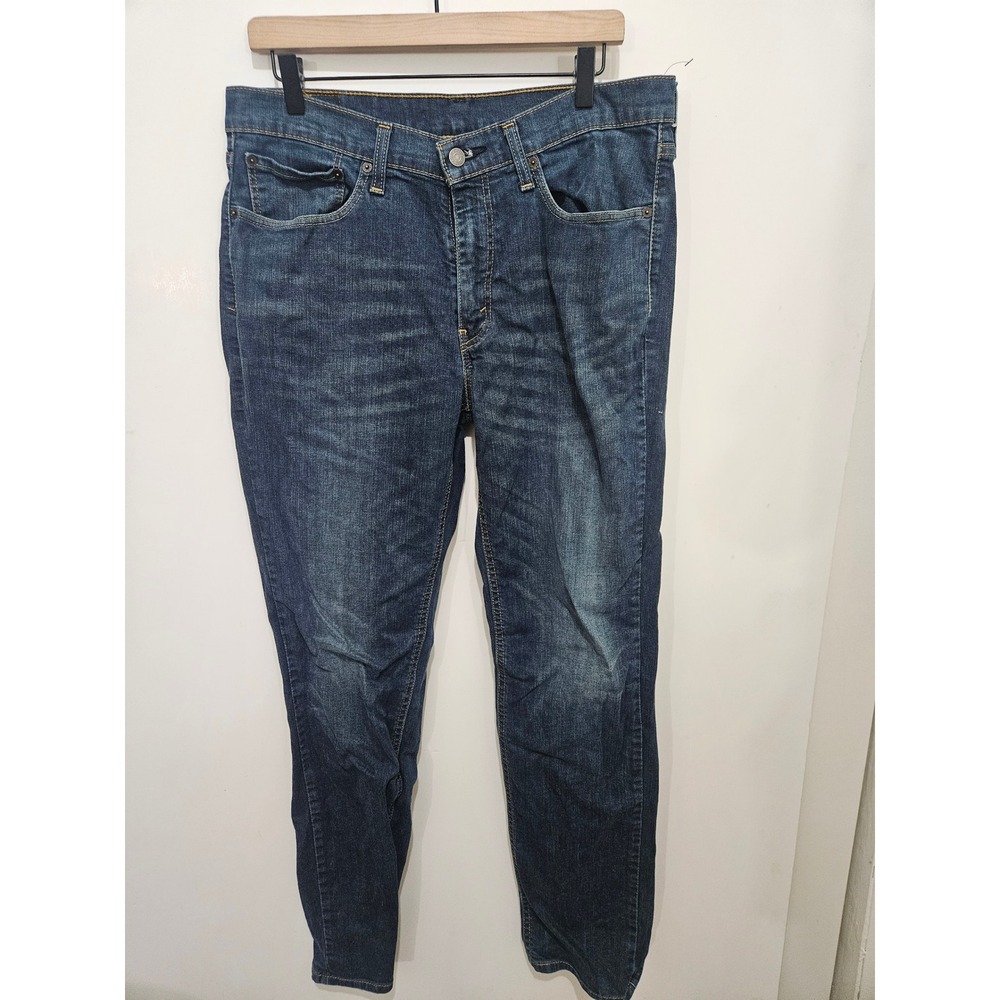 Levis 541 Athletic Taper Jeans Mens 34x34 Dark Wash Blue Denim Pants